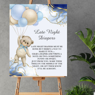 Sent nattlejspel Vi kan vänta tidigt Poster