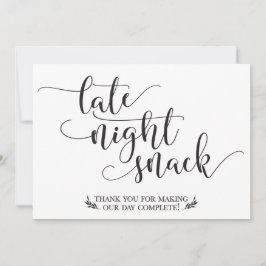Sent nattsnack - favorittecken