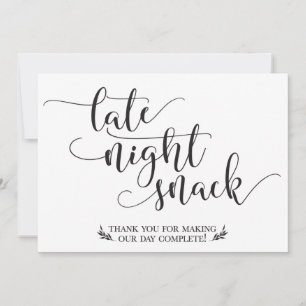 Sent nattsnack - favorittecken