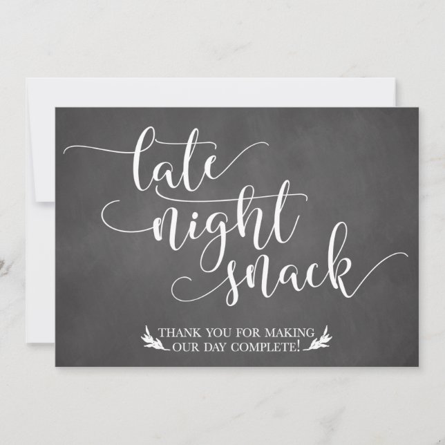 Sent nattsnack - favorittecken (Framsida)
