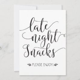 Sent nattsnack - favorittecken