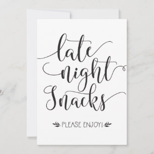 Sent nattsnack - favorittecken