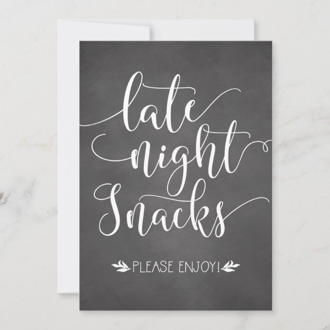 Sent nattsnack - favorittecken (Framsida)