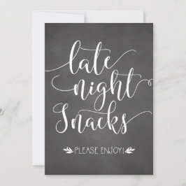 Sent nattsnack - favorittecken