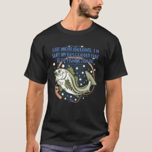 Sent natttanke - det är säkert att positiva citat t shirt