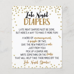 Sent på natten skriver tidningen Diaper Thoughts U