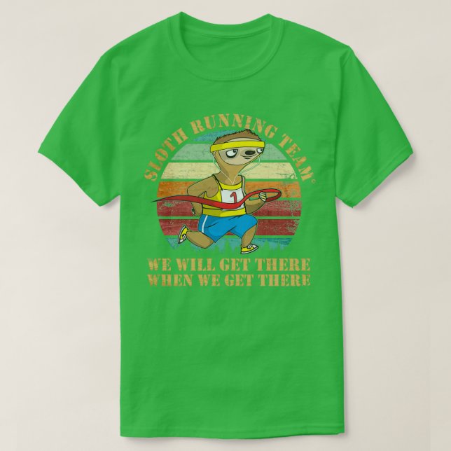 Sent RunTeam Funny Marathon Springers Gifts T Shirt (Design framsida)