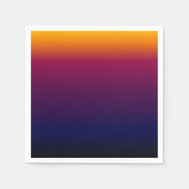 Sent solnedgång pappersservett (Framsidan)