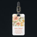 Sent Summer Flowers I Bagagebricka<br><div class="desc">Late Summer Flowers I av Jennifer Goldberger</div>