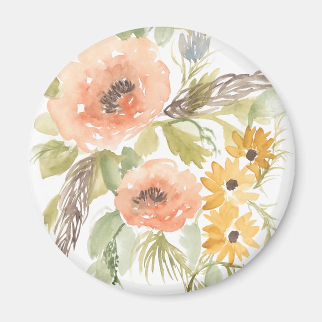 Sent Summer Flowers I Magnet (Framsidan)