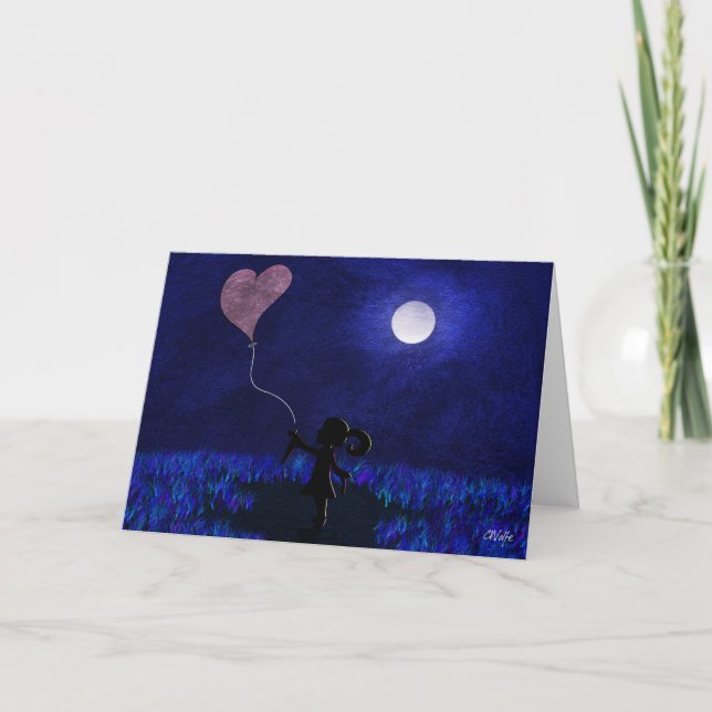 'Sent With Love' Card Kort (Framsida)
