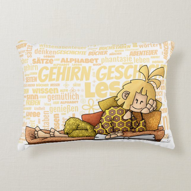 Senta - Buch /  Prydnadskudde (Framsidan)