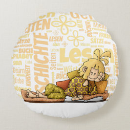 Senta - Buch / Rund Kudde