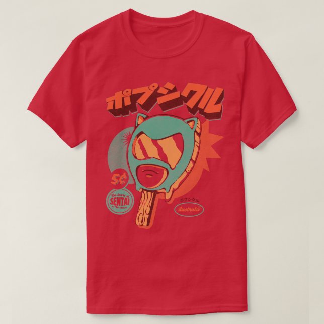 Sentai Ice Pop T Shirt (Design framsida)