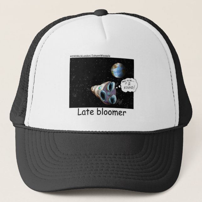 Sentbloomstrande Astronaut Roliga Gåvor & Samlarob Keps (Framsida)