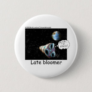 Sentbloomstrande Astronaut Roliga Gåvor & Samlarob Knapp