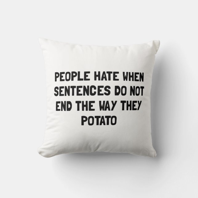 Sentences Potato Kudde (Framsida)
