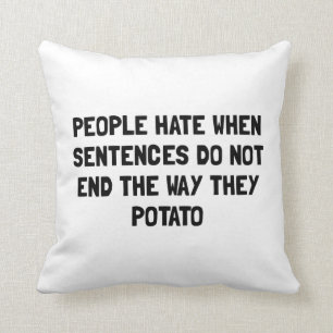 Sentences Potato Kudde
