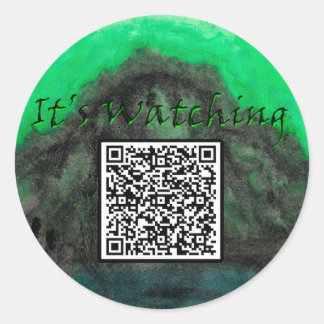 Sentiaverum QR Sticker 2 Runt Klistermärke