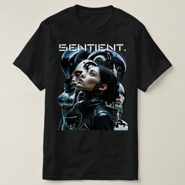 Sentient. T Shirt (Design framsida)