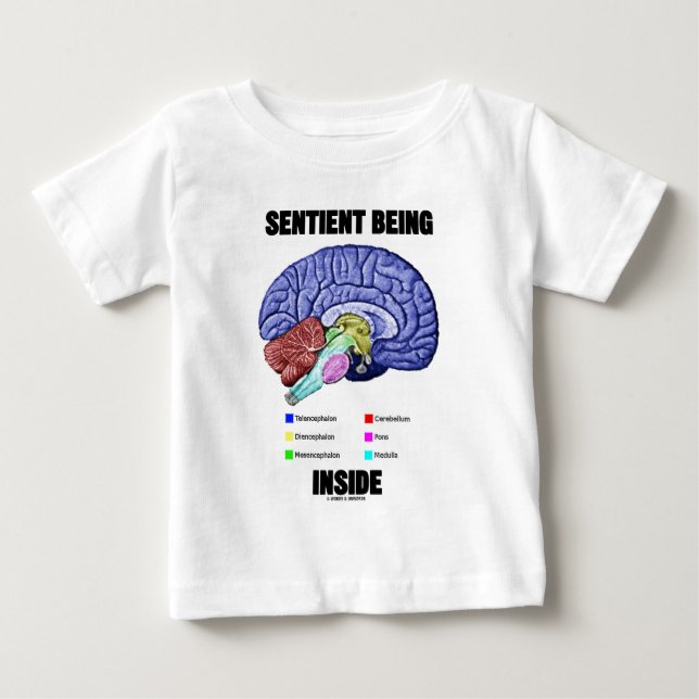 Sentient vara inre (den Anatomical hjärnan) Tee (Framsida)