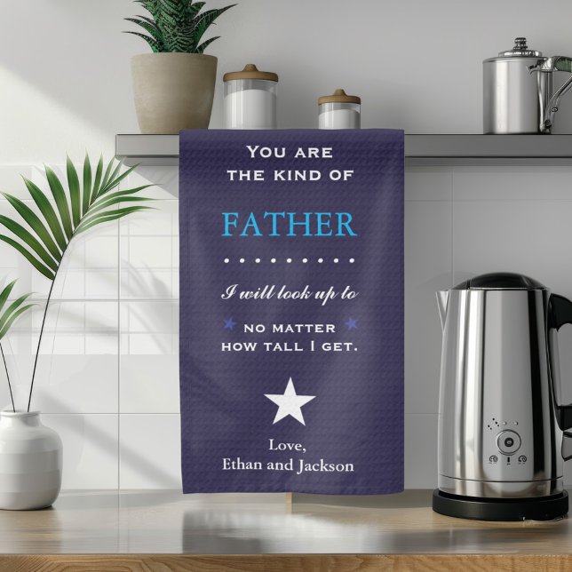 Sentimental Gift för Pappa Kökshandduk (Father's Day or Dad's Birthday Kitchen Towel)