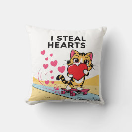 Sentimentala, moderna Valentine Pillows for Pets Kudde