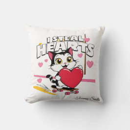 Sentimentala, moderna Valentine Pillows for Pets Kudde