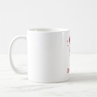 Sentimentala och kärleksfulla linjekonstillustrati kaffemugg
