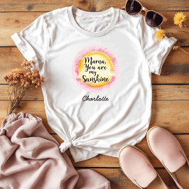 Sentimentalgåva till Mamma | Du är min solsken T Shirt