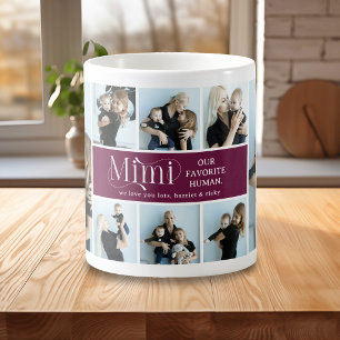 Sentimentalt fotokollage Mimi-ärvbart minne Kaffemugg
