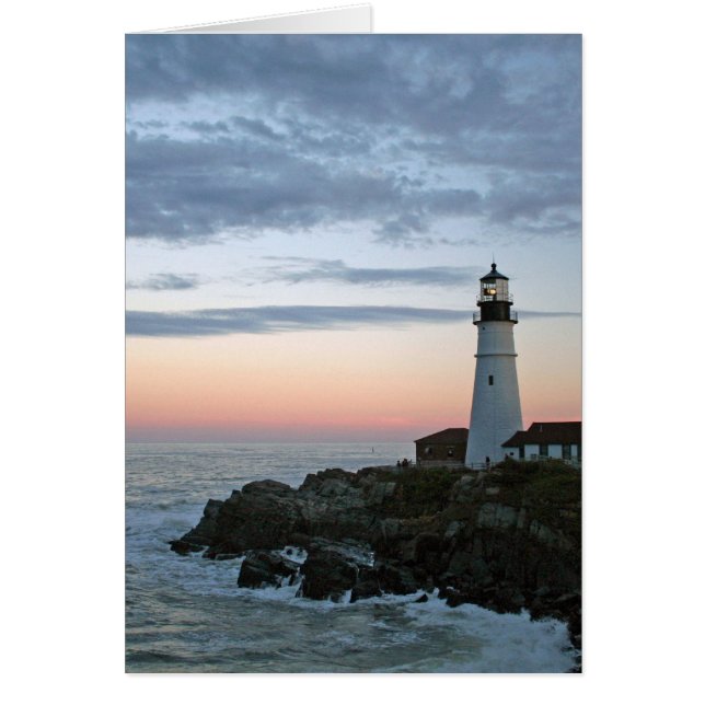 Sentinalt vid solnedgång hälsningskort (Framsidan)