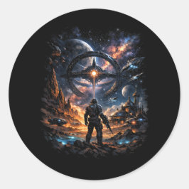 Sentinel of the Star Gate Runt Klistermärke