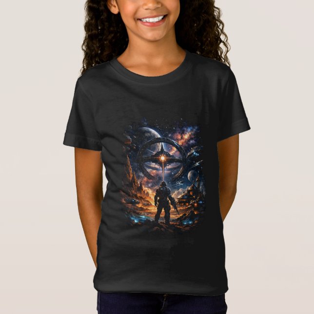 Sentinel of the Star Gate T Shirt (Framsida)