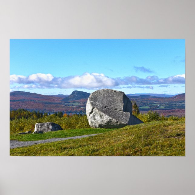 Sentinel Rock, Westmore, Vermont Poster (Framsidan)