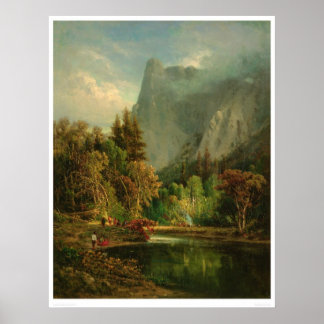 Sentinel Sten, Yosemite, Kalifornien (0797A) Poster
