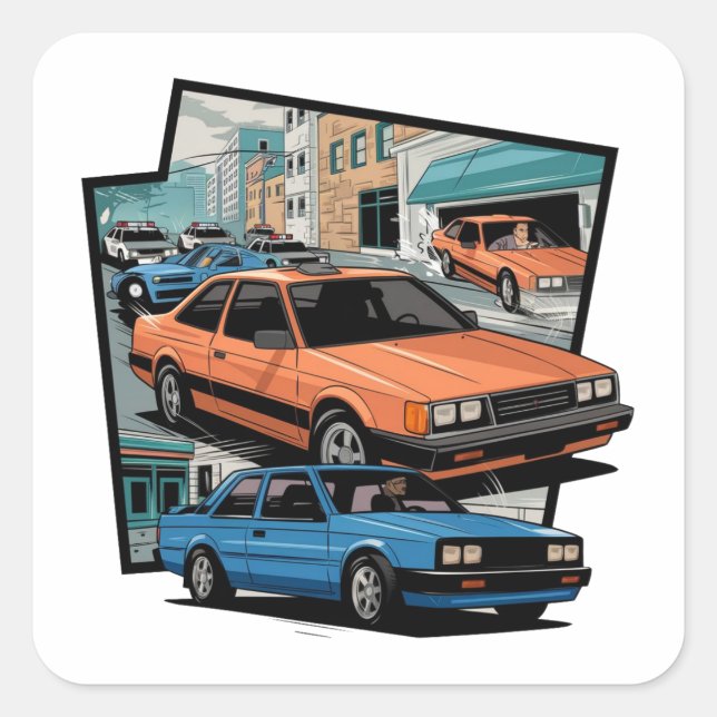 Sentra Fyrkantigt Klistermärke (Framsida)