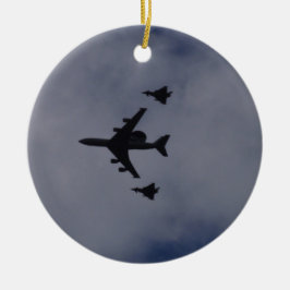 Sentry eskorterad av Typhoons Julgransprydnad Keramik