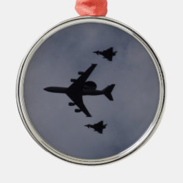 Sentry eskorterad av Typhoons Julgransprydnad Metall