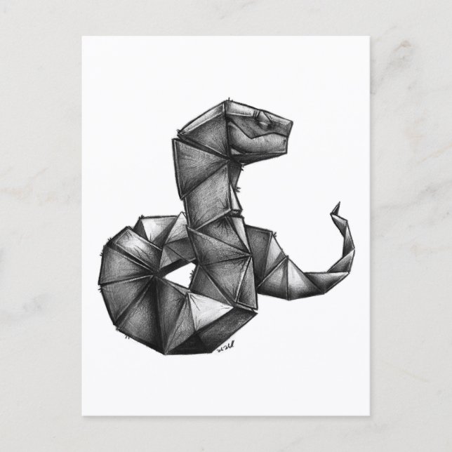 SentrySnake - vykort (Framsida)