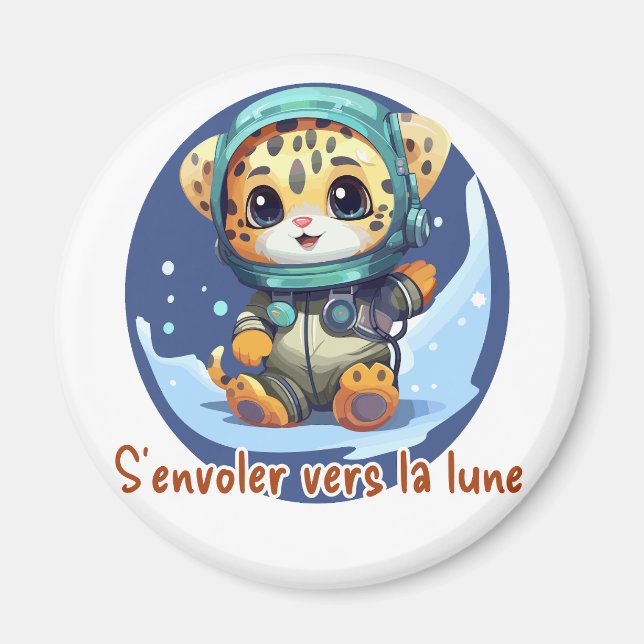 S'envoler vers la lune magnet (Framsidan)