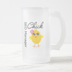 SEO-chefchick Frostat Ölglas