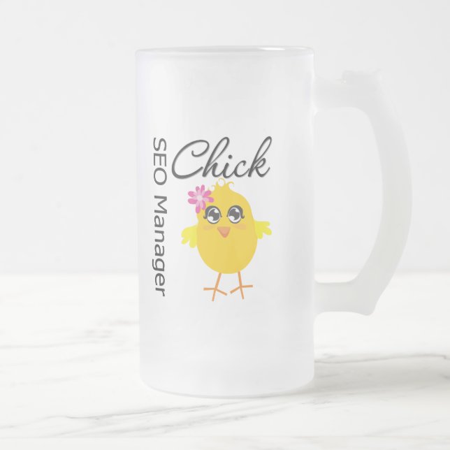 SEO-chefchick Frostat Ölglas (Höger)
