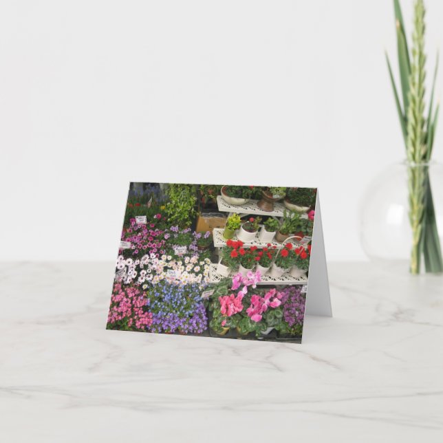 Seoul blomsterhandel kort (Framsida)