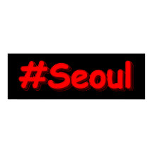 "#Seoul" Cute Design. Köp nu