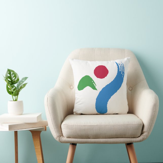 Seoul Flagga på MoJo Kudd Kudde (Stol)