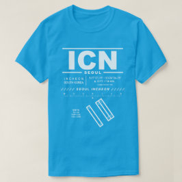 Seoul Incheon Internationell flygplats ICN T-Shirt