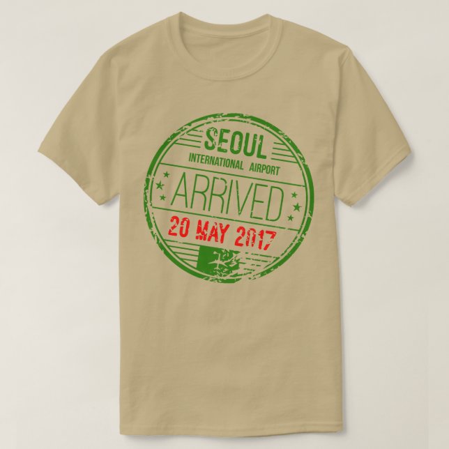 Seoul Internationell flygplats T Shirt (Design framsida)