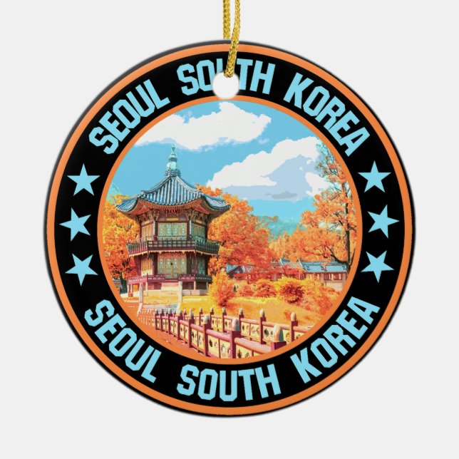 Seoul Julgransprydnad Keramik (Framsidan)