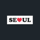 Seoul Kärlek Heart Canvastryck<br><div class="desc">Söul Kärlek Heart Globe Trotters specialiserar sig på idiosynkratiskt bildmaterial från hela världen. Här hittar du unika hälsningskort,  vykort,  Poster,  Mousepads med mera.</div>
